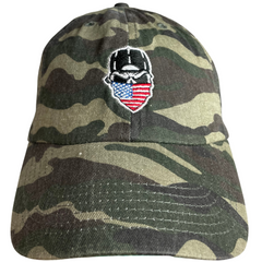 USA Flag Bandana Embroidered Camouflage Dad Hat